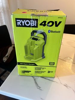 RYOBI 40V Lithium Hyper Charger 6x Faster 