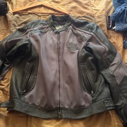 Harley-Davidson  Mesh & Learher Riding Jacket