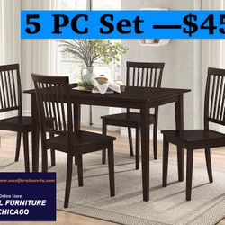 Brand New Dinning Room Set ( Table & Chairs) 