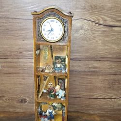 Boyds Bearstone Collection Grandpa's Ol' Time Clock #227819 Limited Edition