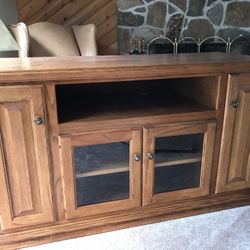 Oak Entertainment Center
