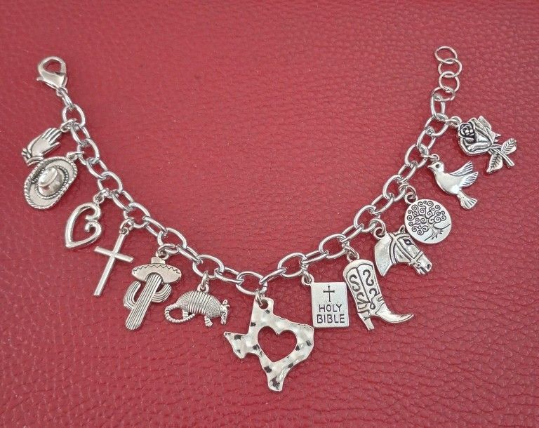 Handmade Charm's Bracelet Asking $20 Cash See Description
