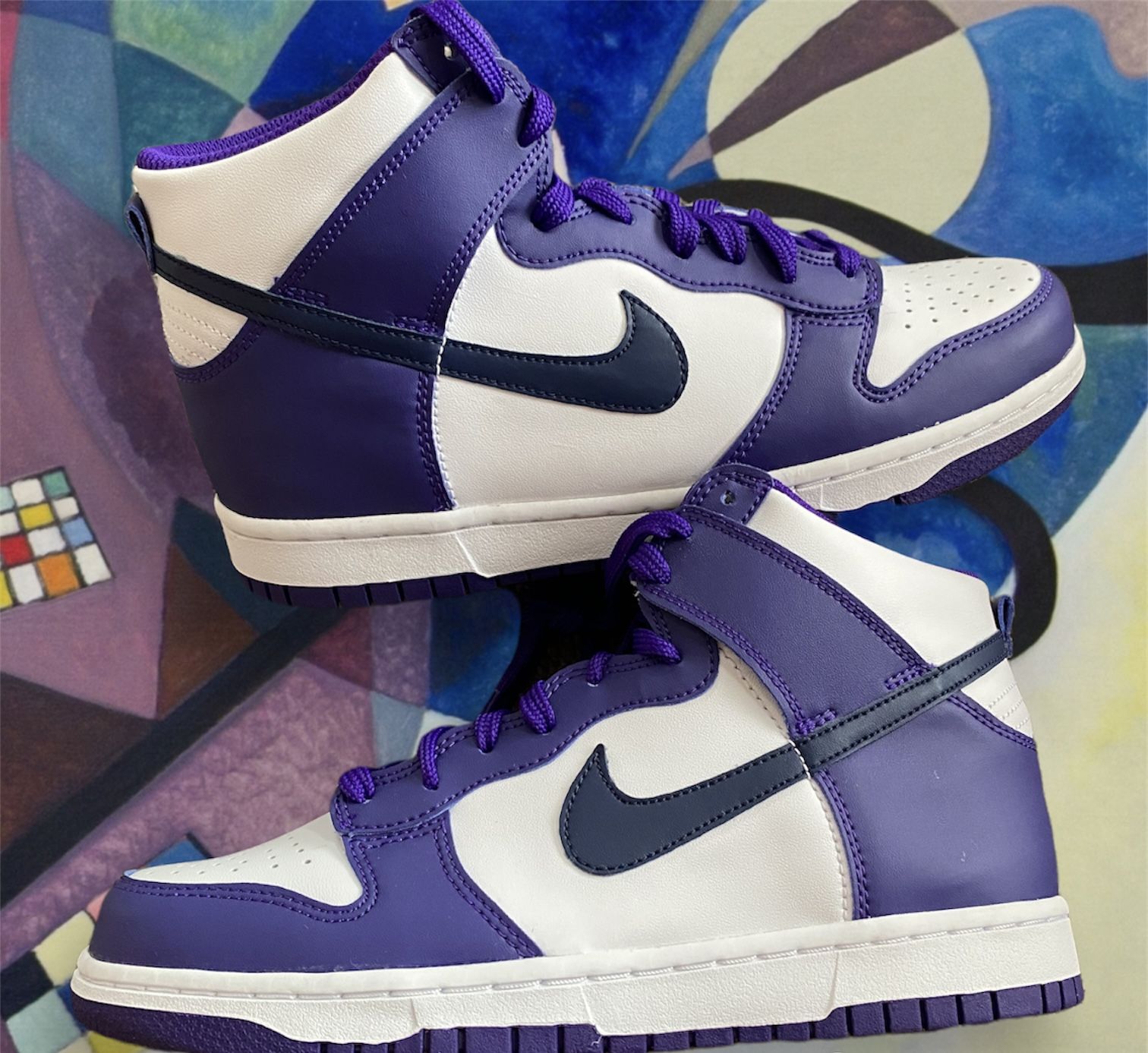 Nike Dunk High Electro Purple GS Woman 7y/ Woman