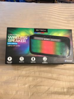 Bytech wireless speaker with LED Lighting