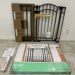Extra Tall & Wide Decor Safety Gate / Pet Gate - Fits Openings 29” - 48”