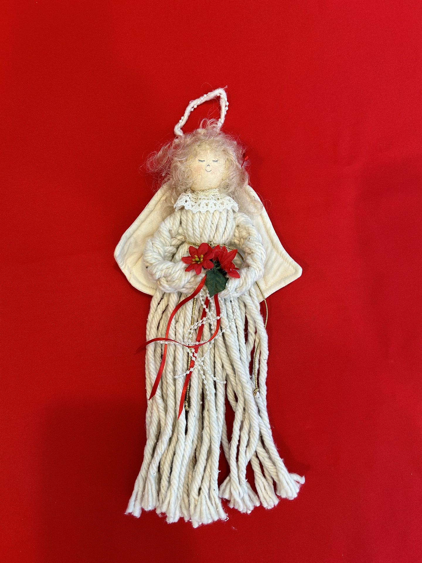 Unique Vintage Yarn Angel