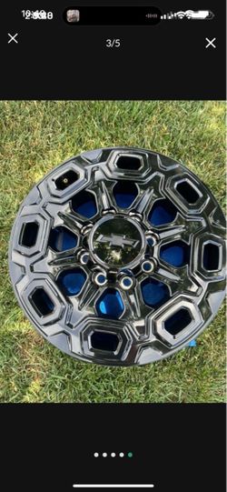 Chevrolet Black Chrome Alloy Wheel Rim