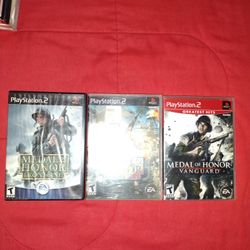 3 Medal Of Honor Ps2 Games 