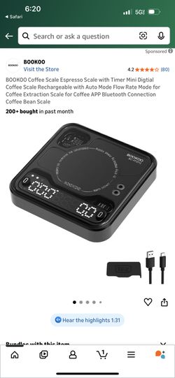 BooKoo Espresso Scale 