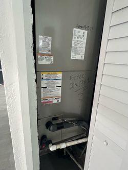 A/c inside and outside