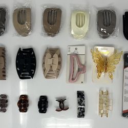 A Variety Of Hair Clips