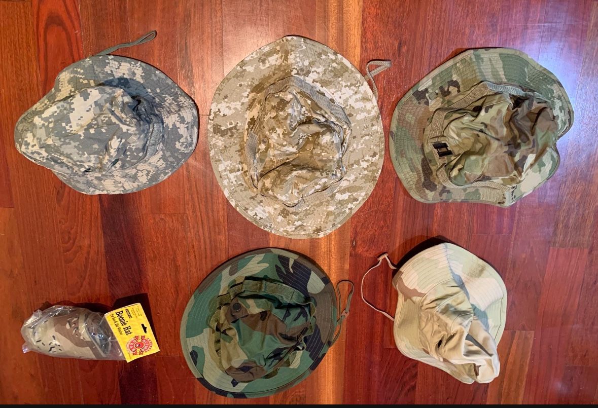 Military Boonie Hats, Multiple Styles & Sizes