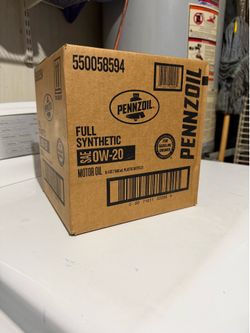 Pennzoil 0W-20 Full Synthetic 6 Quarts