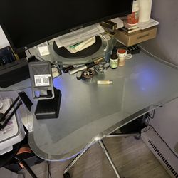 Glass Desk 