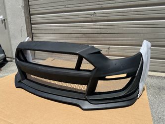 New 2015 2016 2017 Ford Mustang GT500 Look Fiberglass Front Bumper