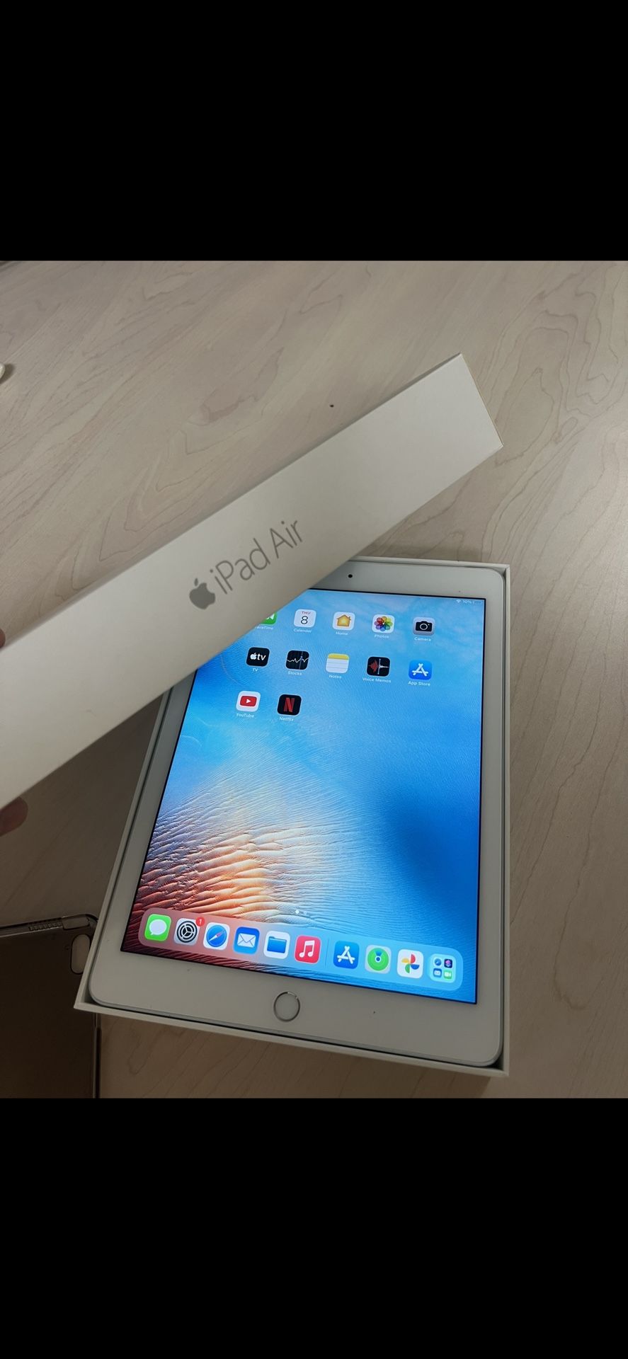 iPad Air Gen 2 64GB FACTORY UNLOCKED LTE & WiFi $130 Original Box EXCELLENT CONDITION **Consider Trading For Adult Bicycle equal Value ONLY**