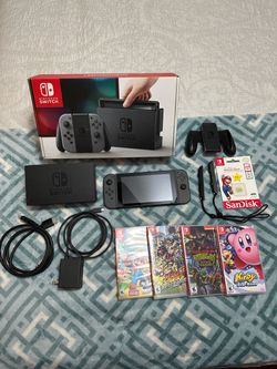 Nintendo Switch Console Bundle with Games