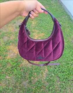 Authentic Coach Bag|Carmen Mini Crossbody (Burgundy)