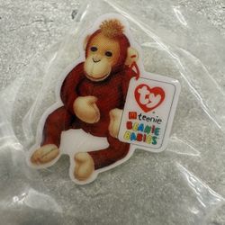 VTG Schweetheart Monkey TY Teenie Beanie Babies McDonalds Crew Pin Promo New Y2K