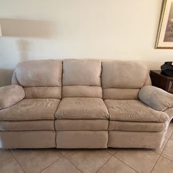 Beige Sofa & Loveseat