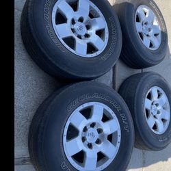 4 - 265/70r17 6x5.5 6x139.7 Stock FJ Cruiser Tacoma Tundra 4Runner Yukon Tahoe Wheels Rims Tires!!!!!!!