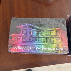 Outdoor 300 ft LED Colorful Eaves Light