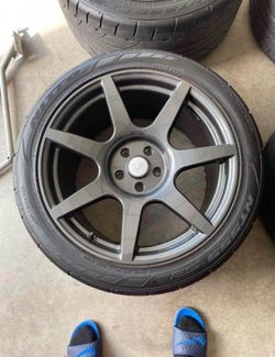 Gt350R Style Rims 5x114.3 Mustang 305/35/19 Nittos