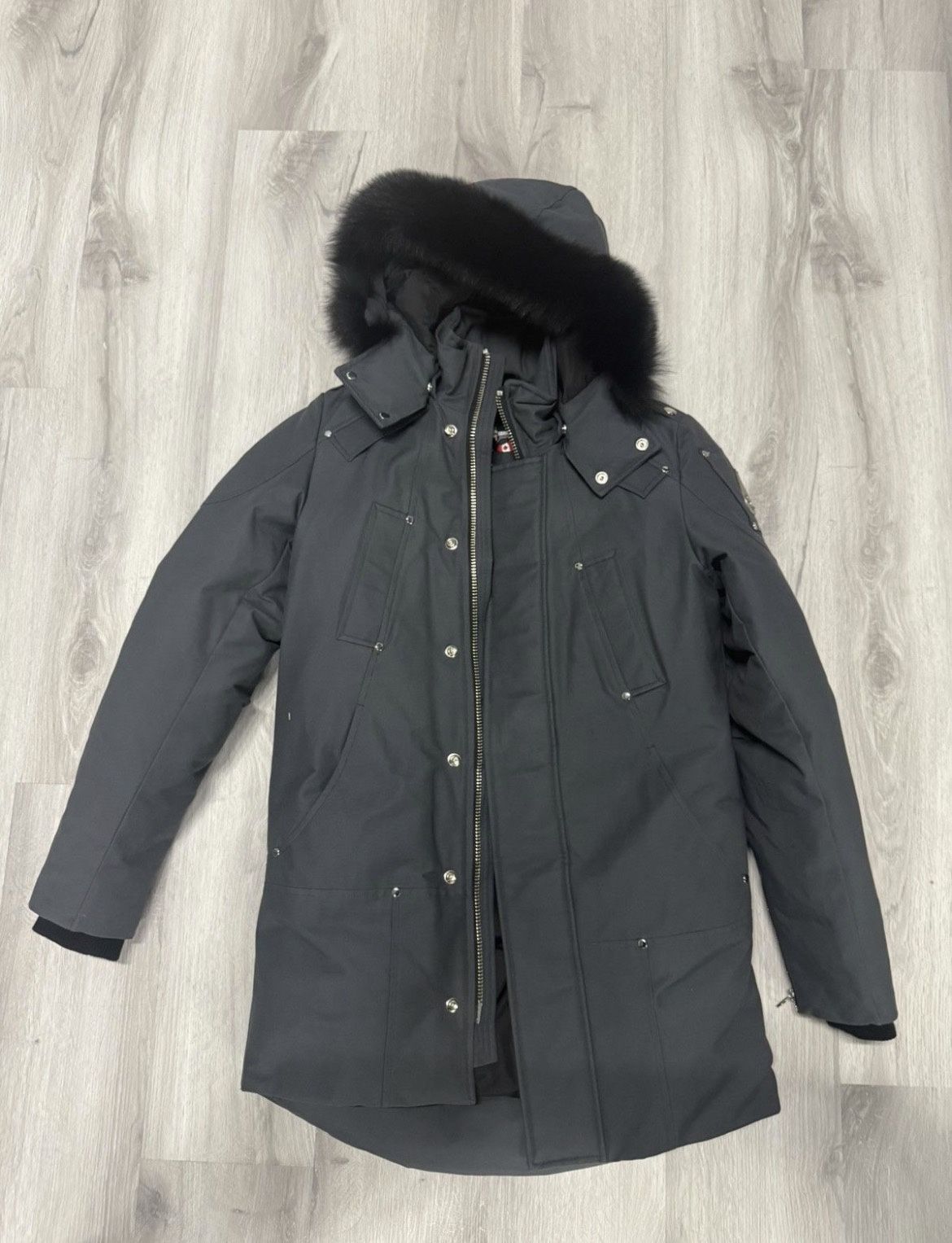 Gray Parka Moose knuckle