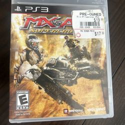 MX vs ATV Supercross (Sony PlayStation 3, 2014) PS3 Complete w/ Manual 