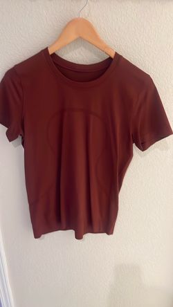 Lululemon Dark Red Crew Neck T-Shirt
