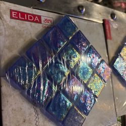 Pool tile glass mosaic  new sealed 4.25$ a square foot 5 colors best deal in USA