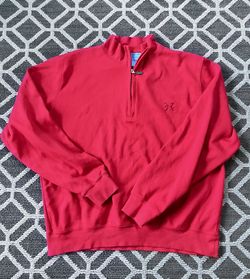 FAIRWAY & GREENE RED QUARTERZIP 