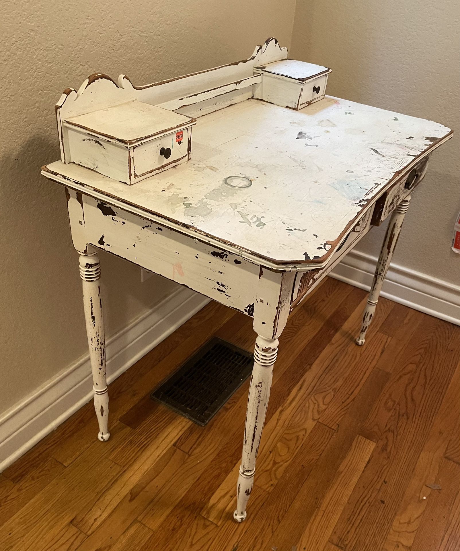 Shabby Chic Desk Distressed Wooden Furniture 