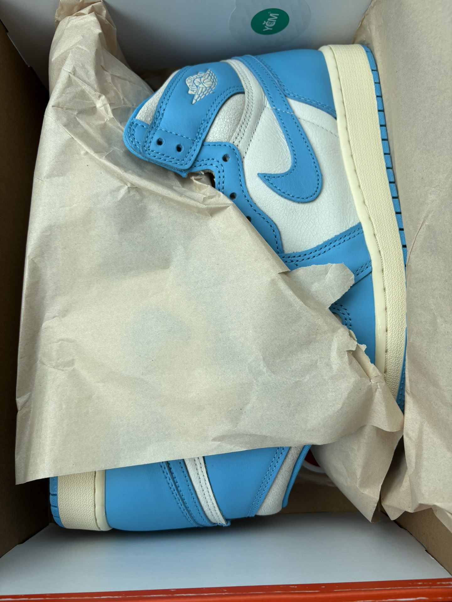 Nike Air Jordan 1 OG “ UNC “ Reimagined Size 6.5