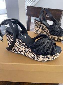 Prada espadrille wedges