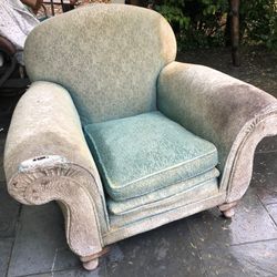 Vintage Overstuffed Chair