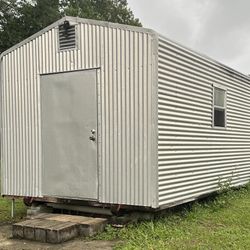 10 X 16 Metal Utility Shed With Electric And Washer/Dryer Ready