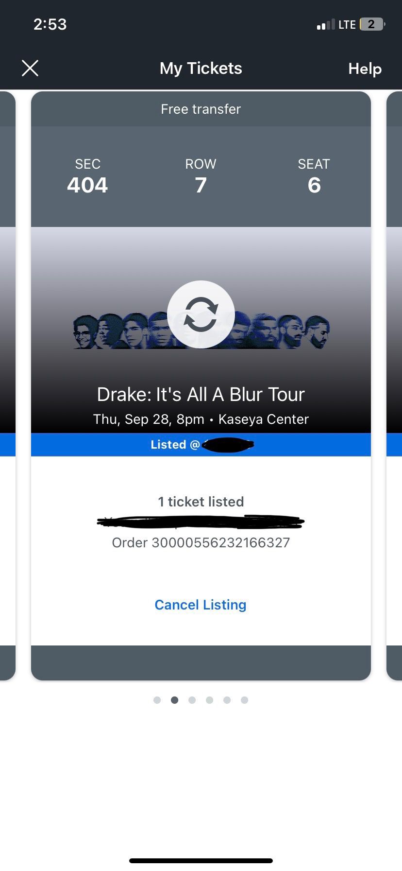 Drake’ s Concert tickets 