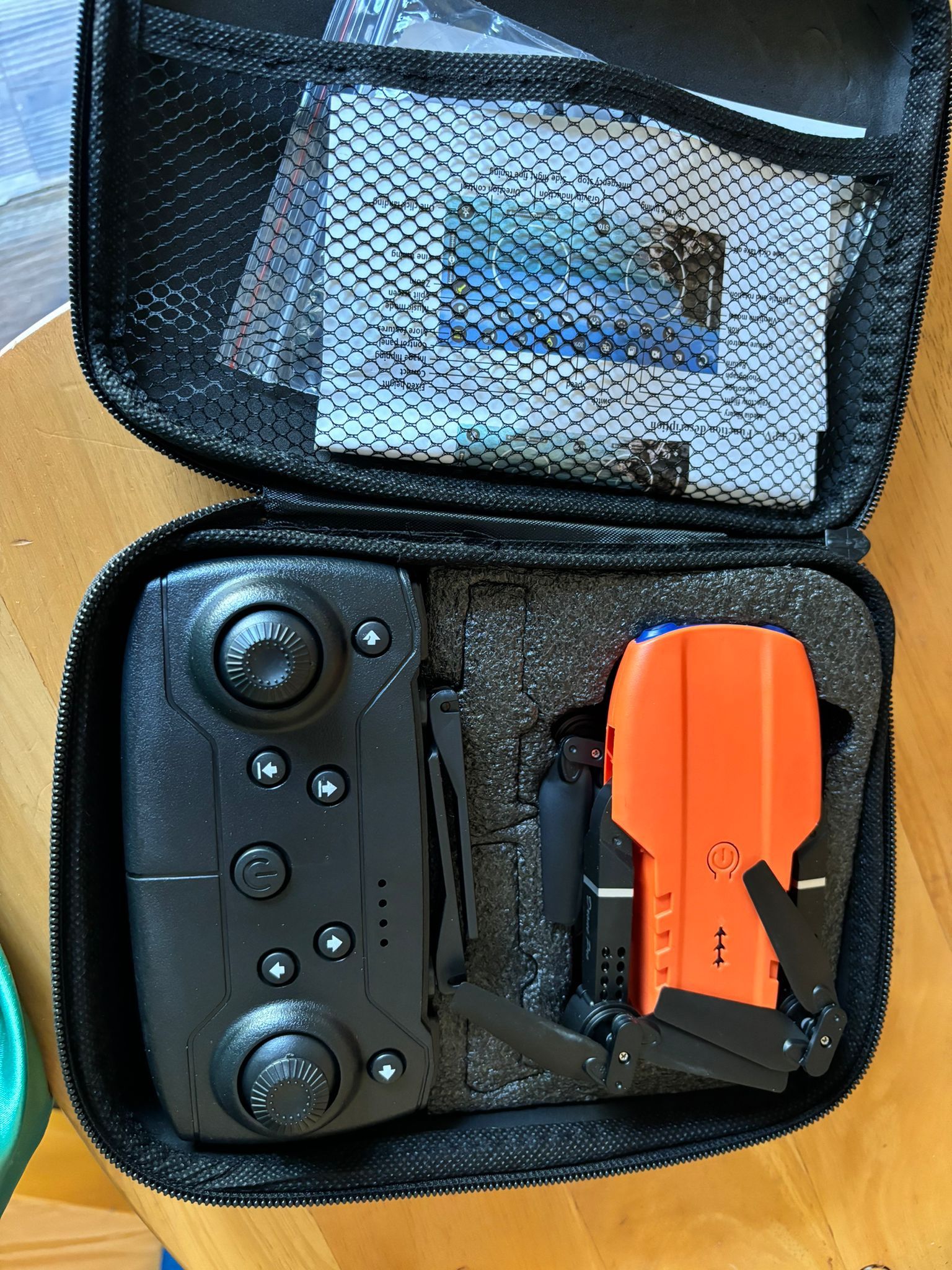 Mini Drone with Camera - 1080P HD FPV Foldable Drone with Carrying Case, 90° Adjustable Lens, One Key Take Off/Land, Altitude Hold, 360° Flip