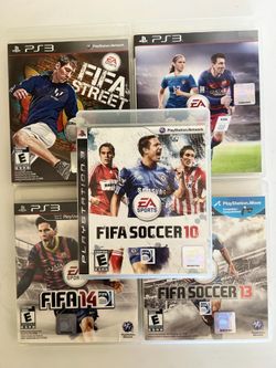 FIFA Soccer PS3 Game Bundle - 5 Games