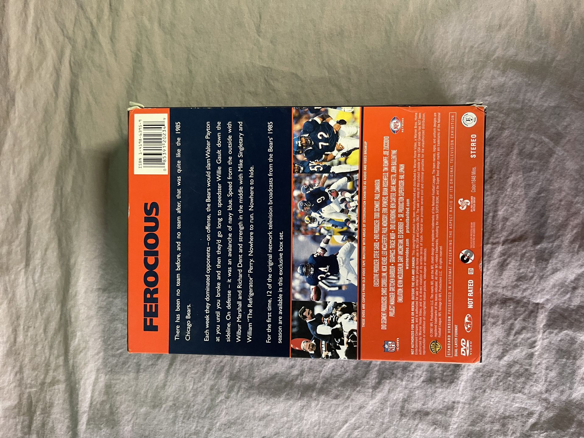 NFL Greatest Games Series - 1985 Chicago Bears (DVD, 12 Disc Set