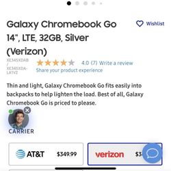 Galaxy Chromebook Go 14’’ LTE 32GB 