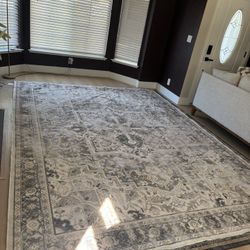 9x12 Ruggable in White with Pad