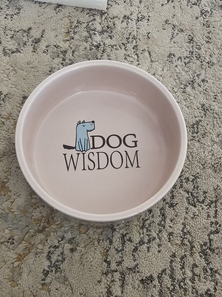 5-inch Ceramic Dog Bowl 