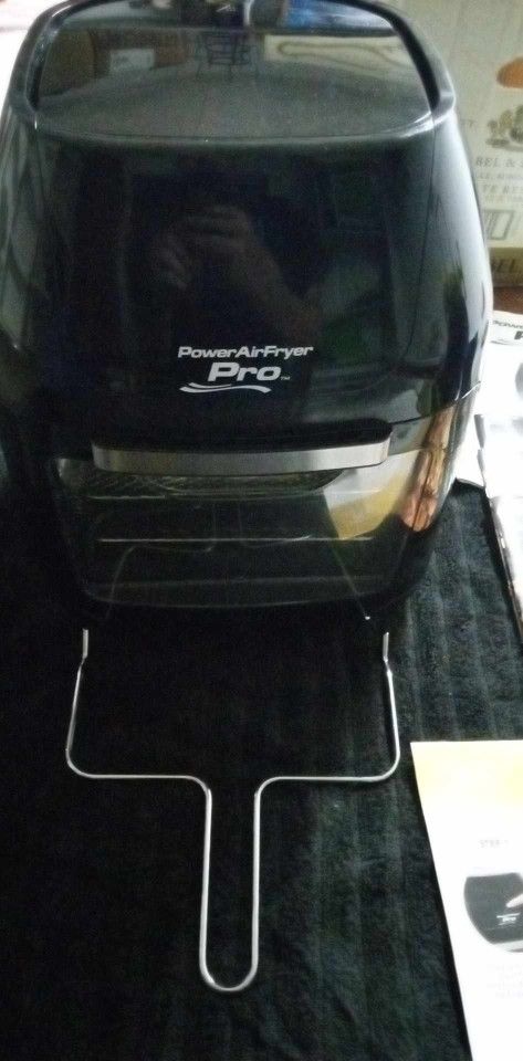 Power Air fryer Pro 3 Rack w/Rotisserie Basket Complete