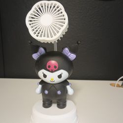 Desk Fans With Pencil Sharpener  Hello Kitty, Kuromi Etc. New In Box