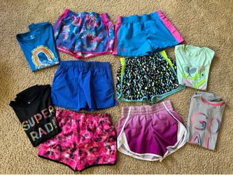 Girls Size 10-12 Athletic Shorts/Shirts