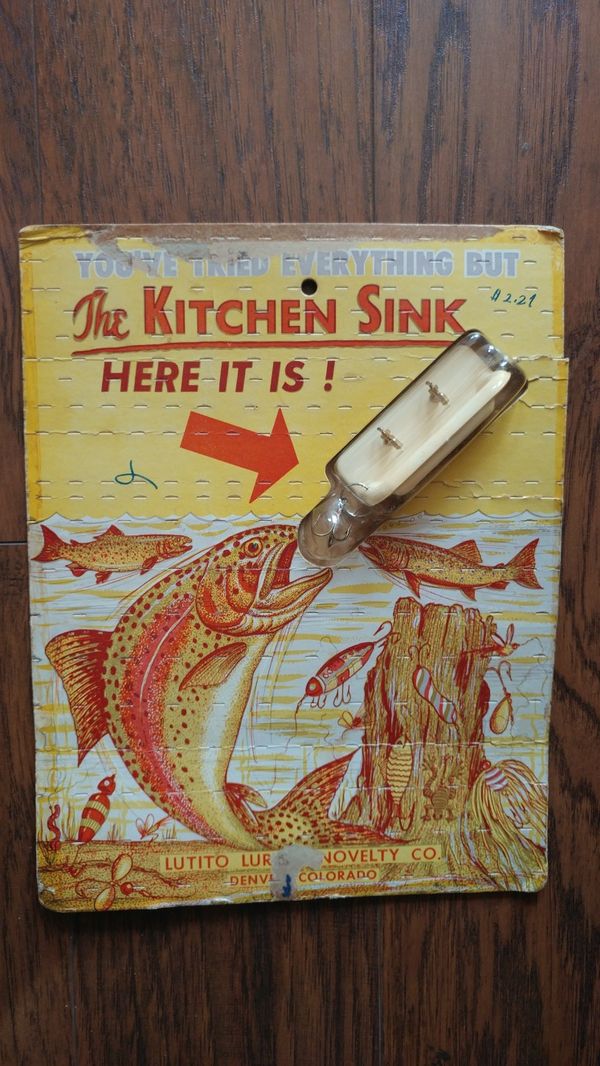 Vintage Kitchen Sink Fishing Lure For Sale In Vancouver Wa Offerup