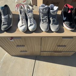 Nike Adidas High Top Sneakers (Size M 10.5)