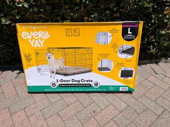 Dog Crate: 36.62” L x 22.84” W x 24.81” H